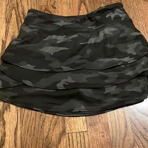 Athleta camo lux swing skort